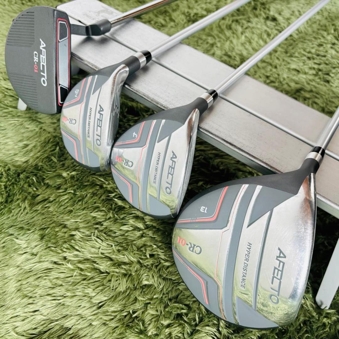 アフェクト CR-01 レフティ 8本セット レディースゴルフ 初心者 入門