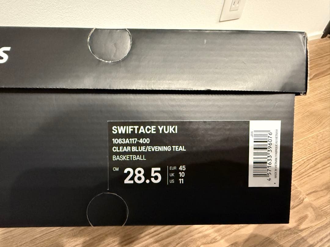 シューズ(男性用) ASICS swiftace yuki 28.5cm