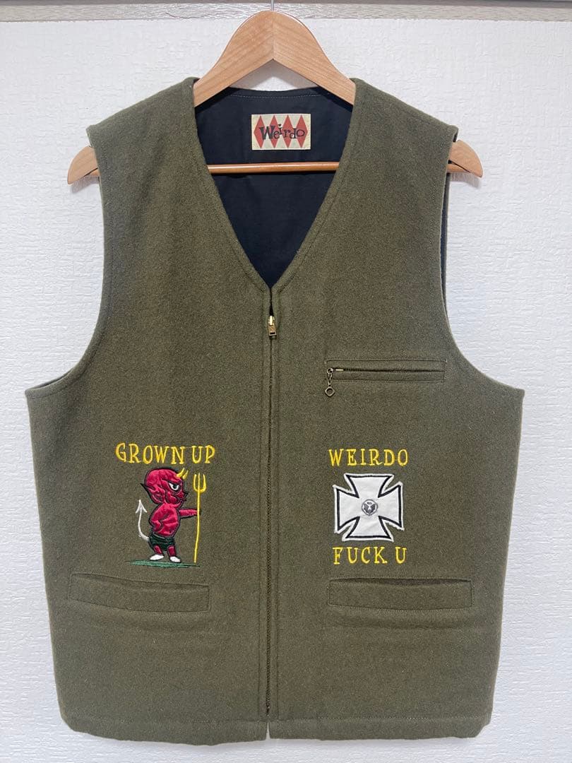 WRD-16-AW-06 FUCK U VEST ファックユー ベスト WRD-16-AW-06 FUCK U VEST ファックユー ベスト トップス