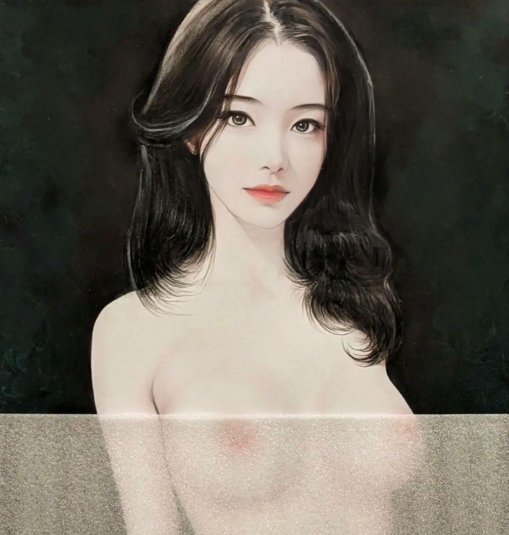 美人画『三白眼の妖艶美女❤️』 A3 特大サイズ