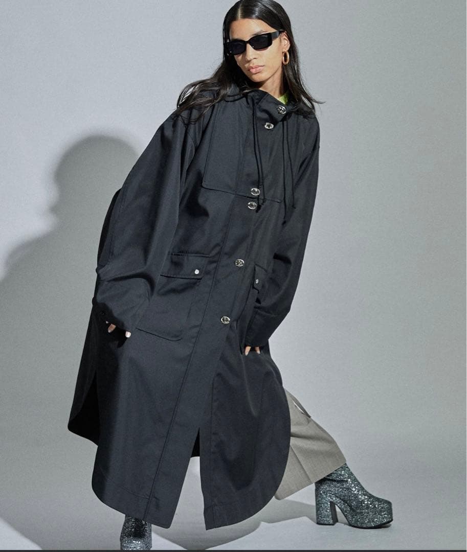 MAISON SPECIAL メゾンスペシャルツイストボタンマキシモッズコート MAISON SPECIAL（メゾンスペシャル）の「ツイストボタンマキシモッズ