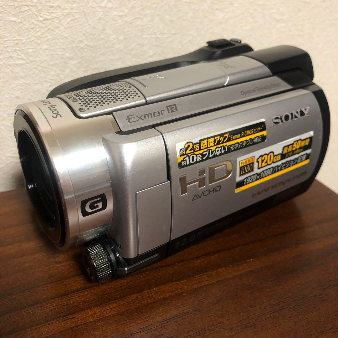美品 SONY HDR-XR500V GPS ナイトショット機能 ビデオカメラ Sony HDR-XR500V Handycam® 120GB high-definition hard drive/Memory
