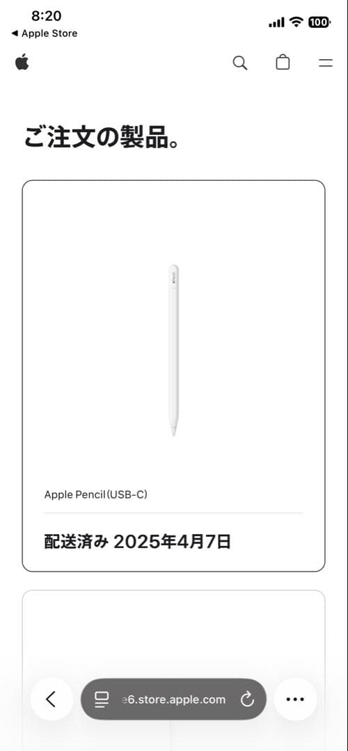 Apple Pencil (USB-C) ホワイト - メルカリ