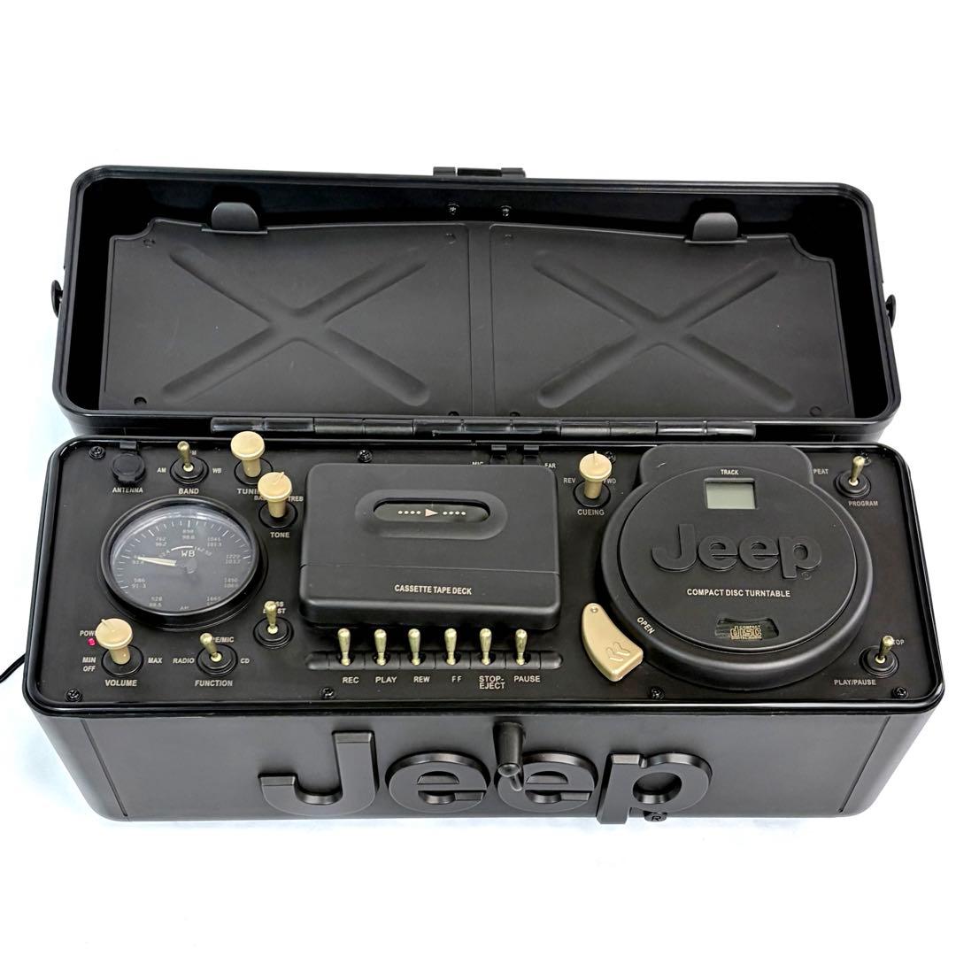 美品 希少品 完品 JEEP CDラジカセ BOOMBOX テープレコーダー