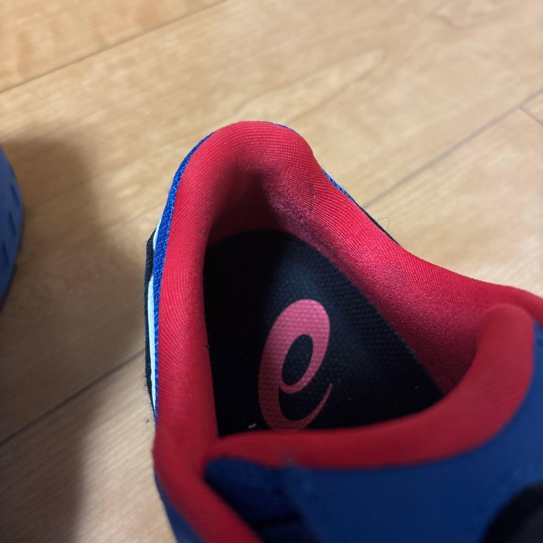 ASICS BOA 安全靴 青/赤　アシックス　ウィンジョブ 23.5cm