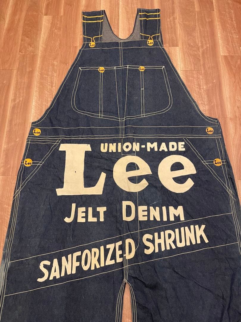 40s 50s ビンテージ Lee オーバーオール バナー 広告 非売品 アド物