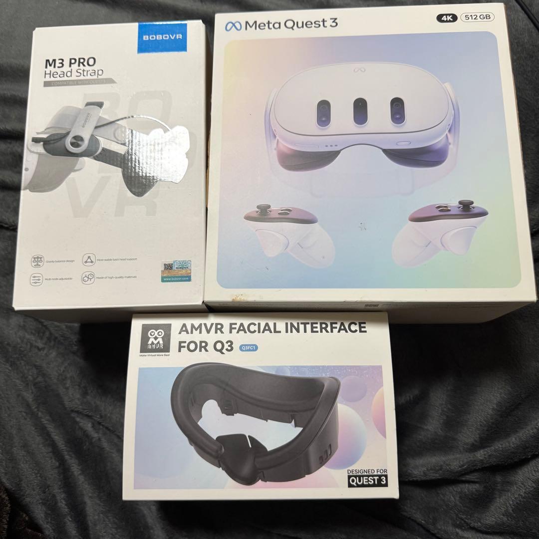 ☆お得なセット☆  Quest 3 512GB サ*ン様 Quest 3 512GB VRヘッドセット Meta QUEST 3 512GB メタ