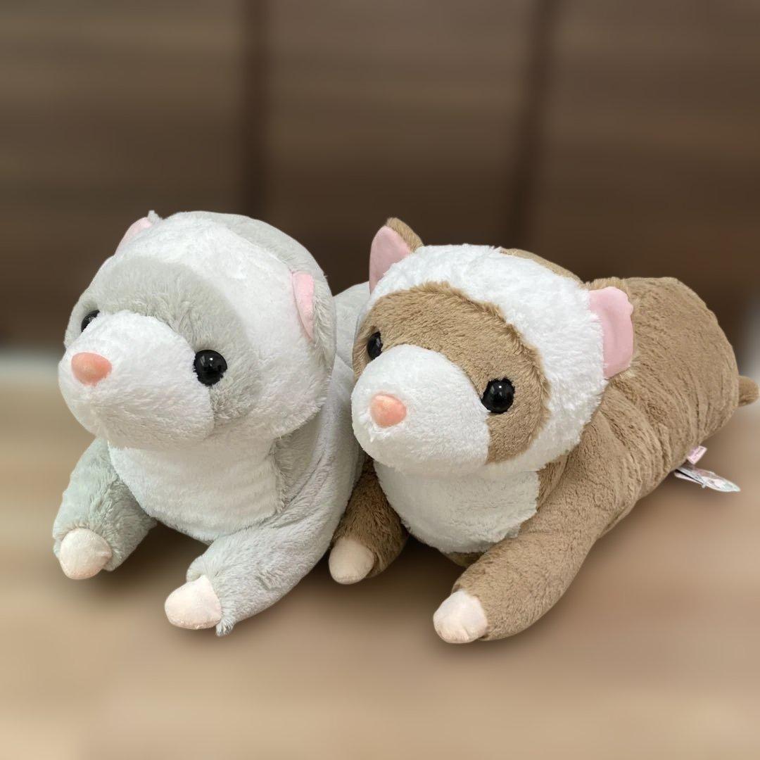 くったりロングフェレット超超ウルトラBIGぬいぐるみ 2体セット - メルカリ