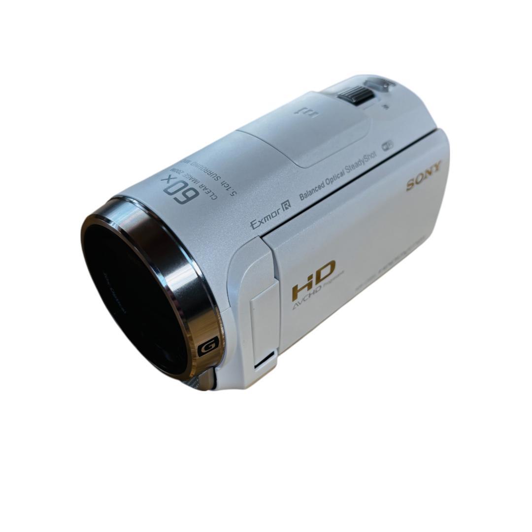 ソニー SONY HDR-CX680 ホワイト 展示極美品 バッテリー未使用 - メルカリ