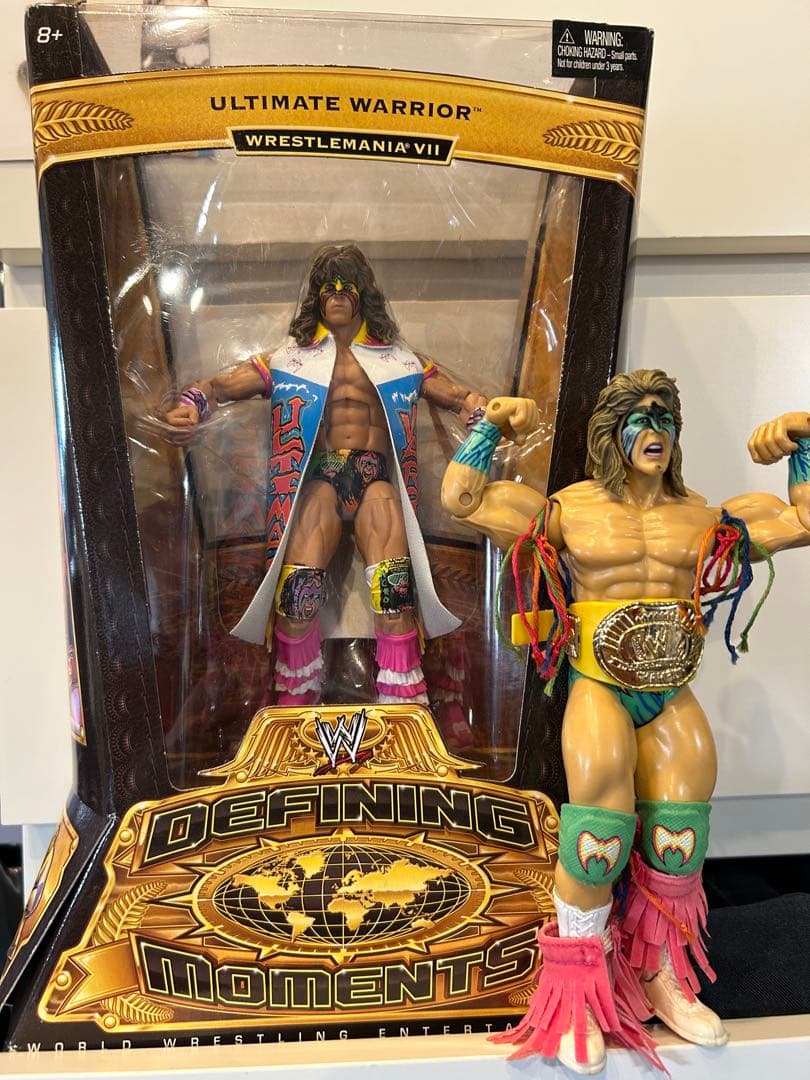 おまけ付きマテルWWE アルティメットウォリア ー レッスルマニア7の