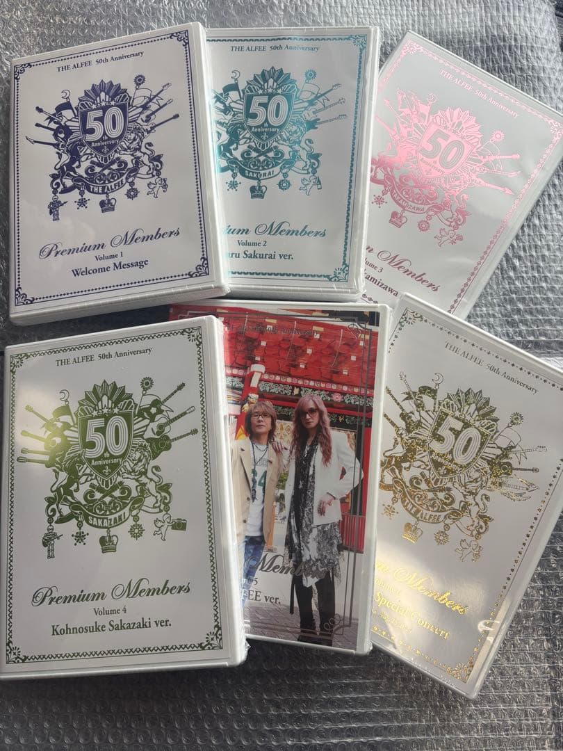 THEALFEE 50th 古希 プレミアムメンバー限定DVD 全6巻セット アルフィー 限定DVD THE ALFEE 50th Anniversary Premium Members