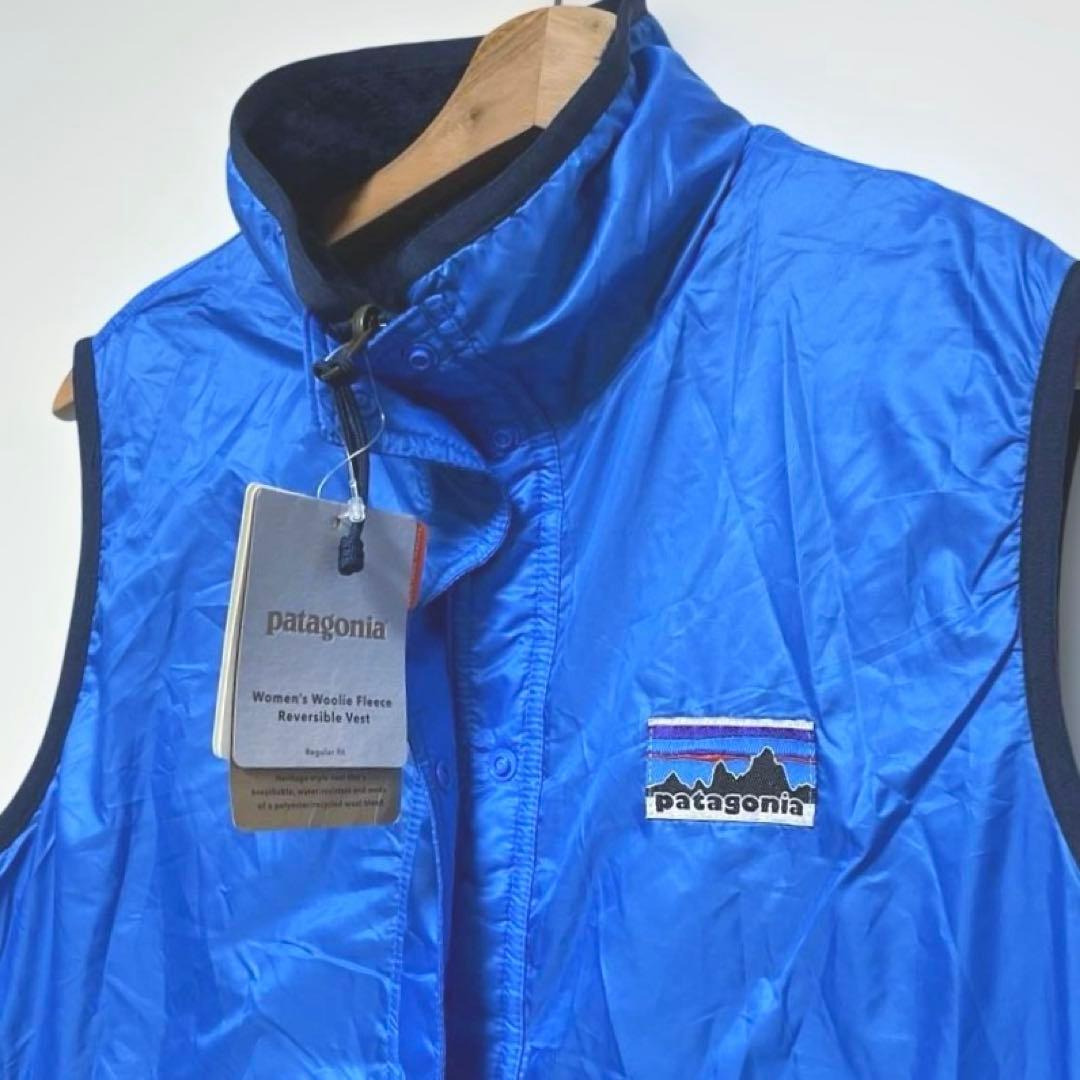 新品タグ付】パタゴニア W's ウーリー フリース リバーシブル ベスト