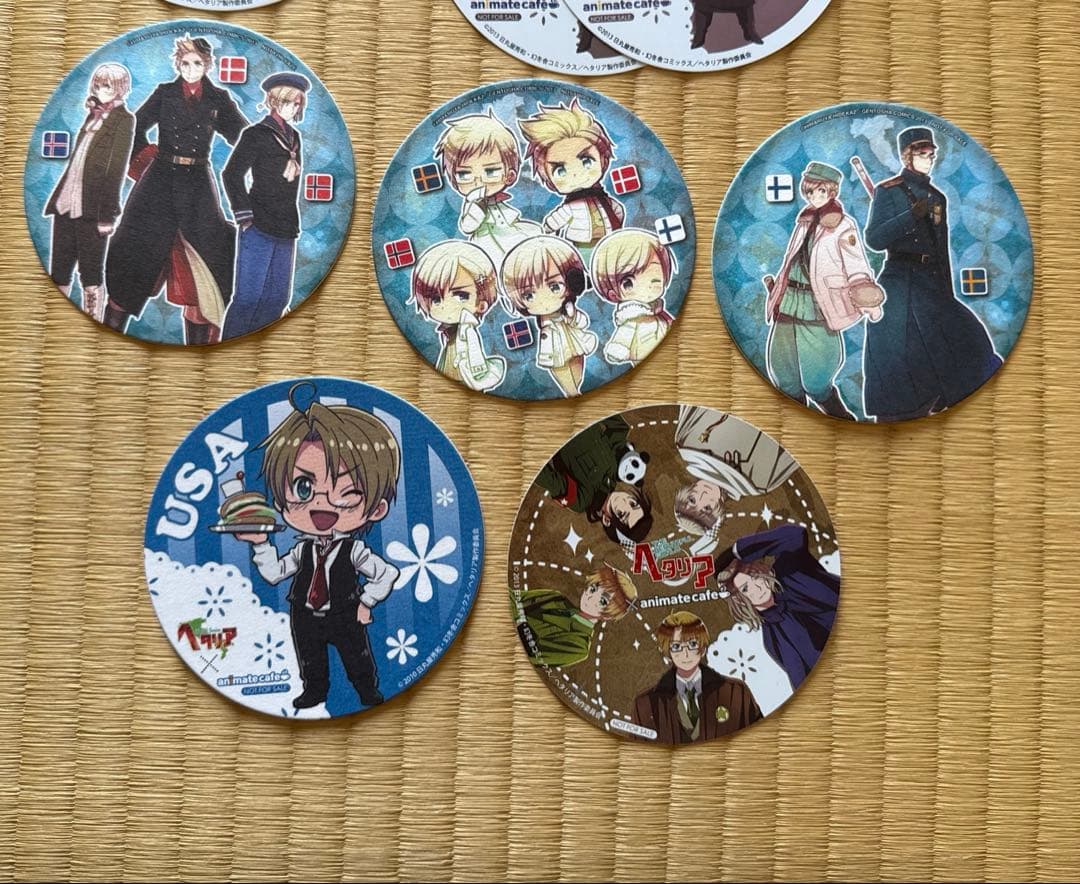 ヘタリア コースター まとめ売り 20枚 - メルカリ