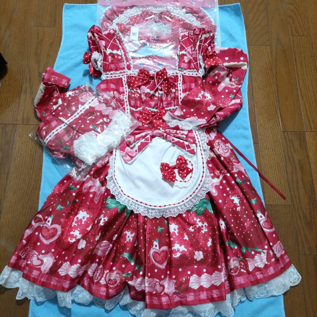 s*様 エペティス 新品未使用　Strawberry Cream ワンピース 3 受注予約~3/10】Strawberry Cream ワンピース【Dream Lolita】 – Epetice