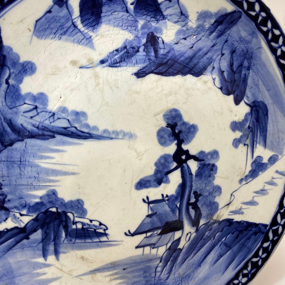 古伊万里 染錦 染付大皿4枚 美人画木箱付 タニコ 東さ7-0626⑥ - メルカリ