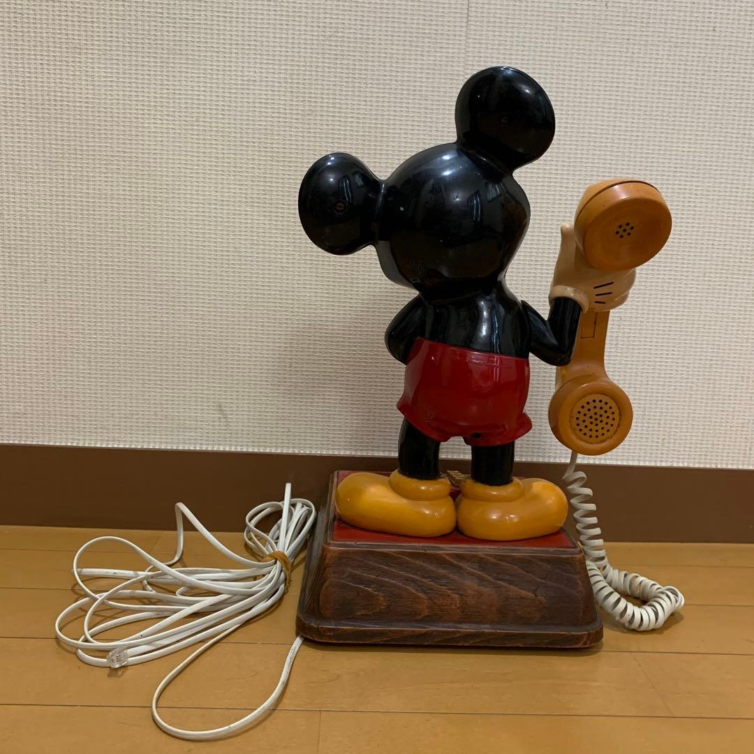 ヴィンテージ ミッキーマウス電話機 昭和レトロ - メルカリ