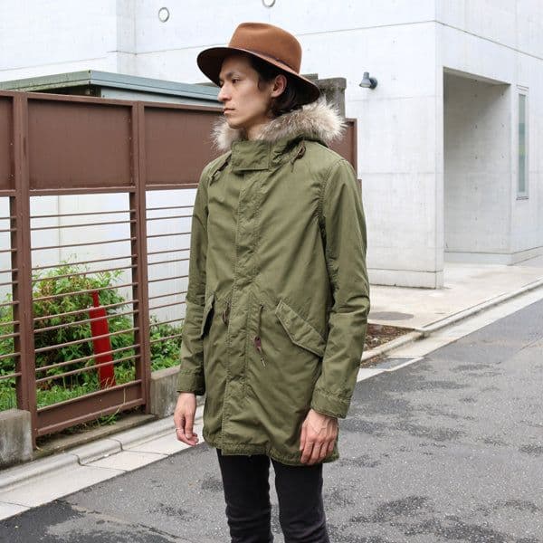 ラウンジリザード高密度 WEATHER 弱シルケットモッズコート - メルカリ