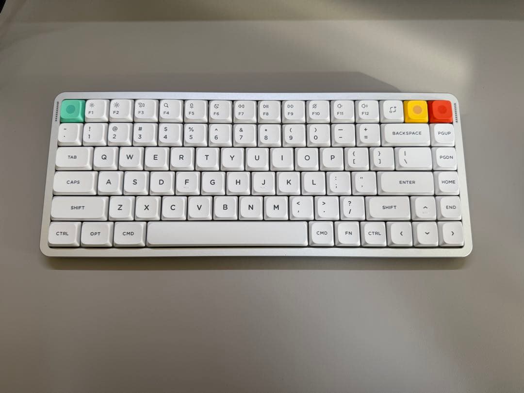 Nuphy Air75 V3 （ホワイト・茶軸・US配列） NuPhy Air75 V3