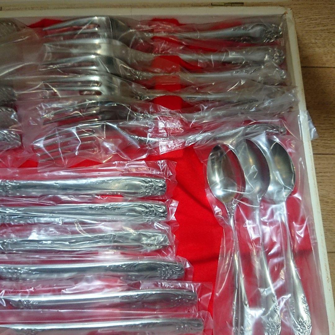 AZUMA 新品未使用 ステンレス ナイフ フォーク スプーン セット - メルカリ