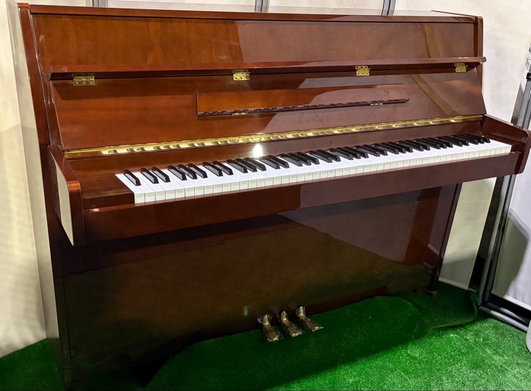 ★☆ピアノ卸売シリーズ！カワイ木目小型ピアノ☆★ KAWAI P-25 ミニピアノ 25鍵盤 ポピーレッド カワイ P25 1183 | 島村