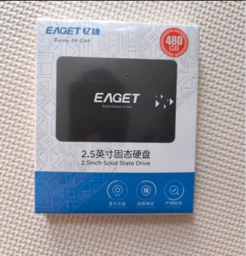 新品未使用 EAGET 480GB 2.5インチ SATA3 SSD ソリッド - メルカリ