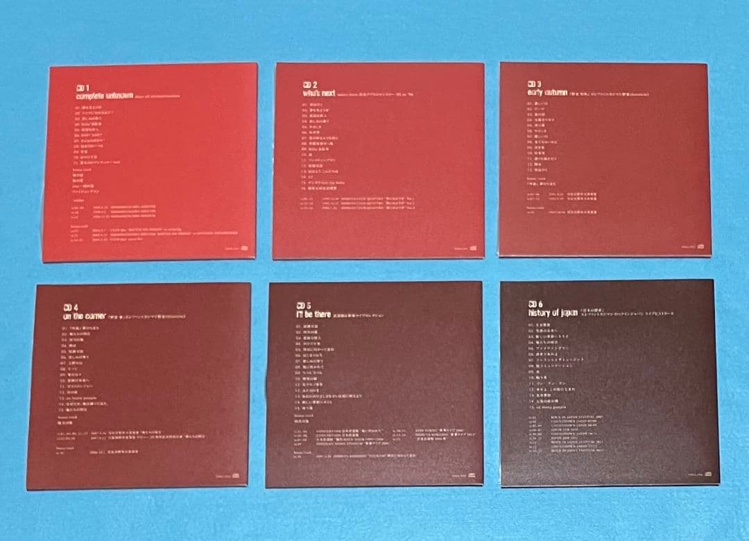 エレファントカシマシ 赤箱 ライブ 6枚 bootleg エレカシ 宮本浩次