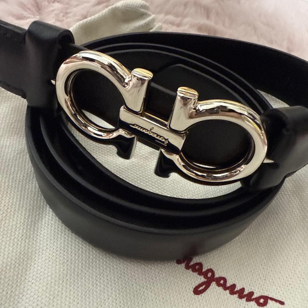 Salvatore Ferragamo レザーベルト103㎝ FERRAGAMO（フェラガモ） ベルト レザーベルト メンズ ガンチーニ