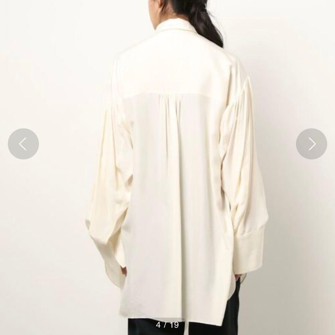 最新 Chaos カオス シルクサンドシャツ 絹100%