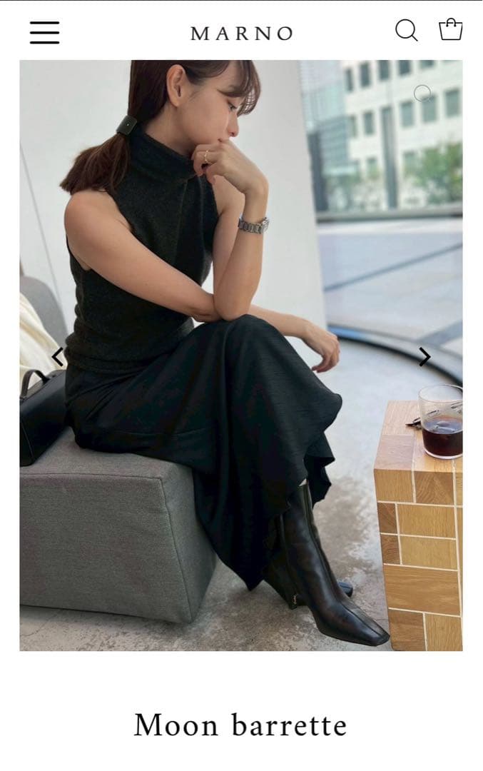 Marno Moon barrette マーノムーンバレッタ 丸林広奈 - メルカリ