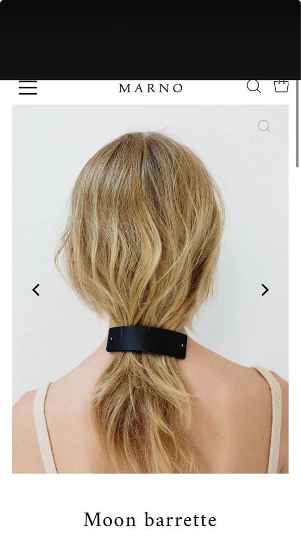 Marno Moon barrette マーノムーンバレッタ 丸林広奈 - メルカリ