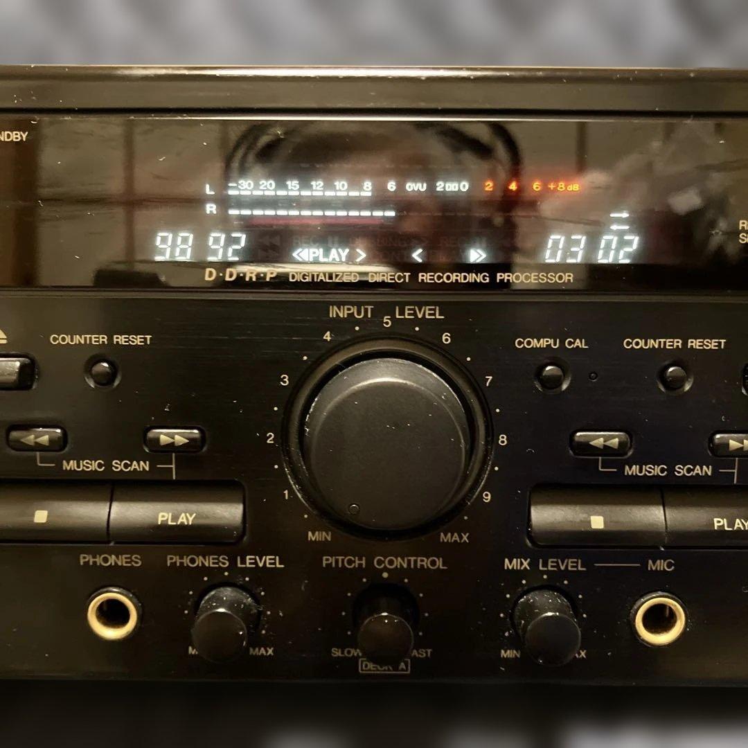 【3日間決算バーゲン】《動作品》 Victor TD-W313 Wカセットデッキ