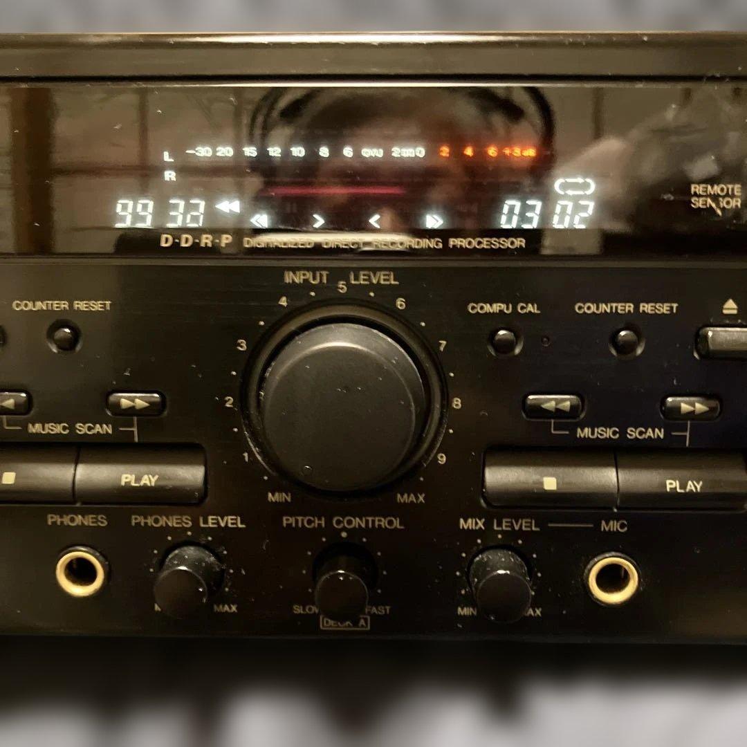 【3日間決算バーゲン】《動作品》 Victor TD-W313 Wカセットデッキ