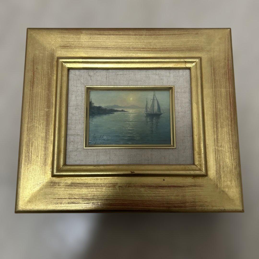 現代東ヨーロッパ絵画　アドリア海のタベ 10-1468d_1000.jpg