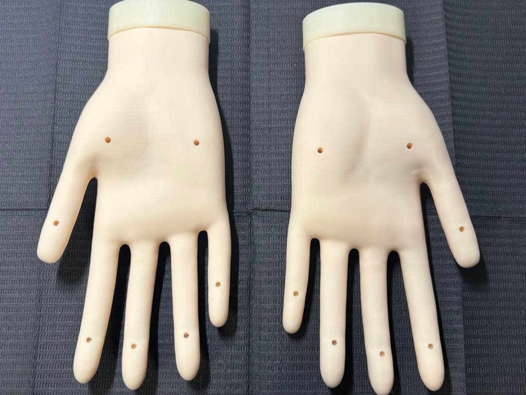 骨折なし・箱付き】JNEC認定モデルハンド キューティクルシール チップ