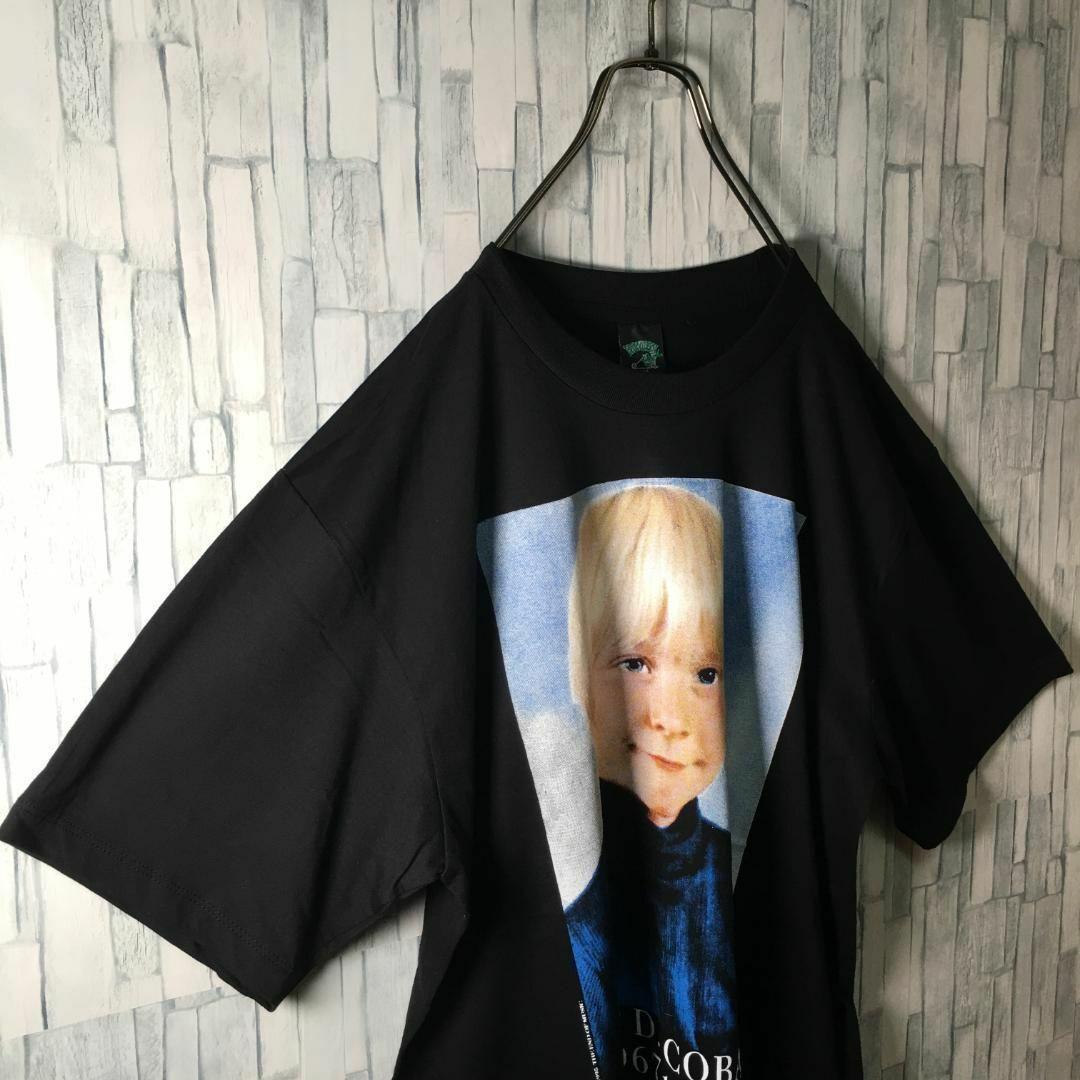 超希少】90s カートコバーン 幼少期 追悼T giant NIRVANA ︎ 90s