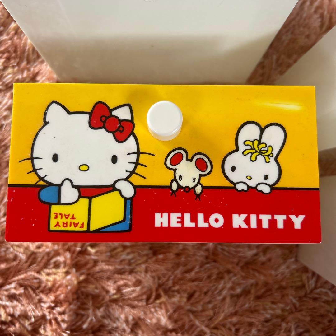 レア 昭和レトロ) サンリオ ハローキティ 引き出し 小物入れ ケース
