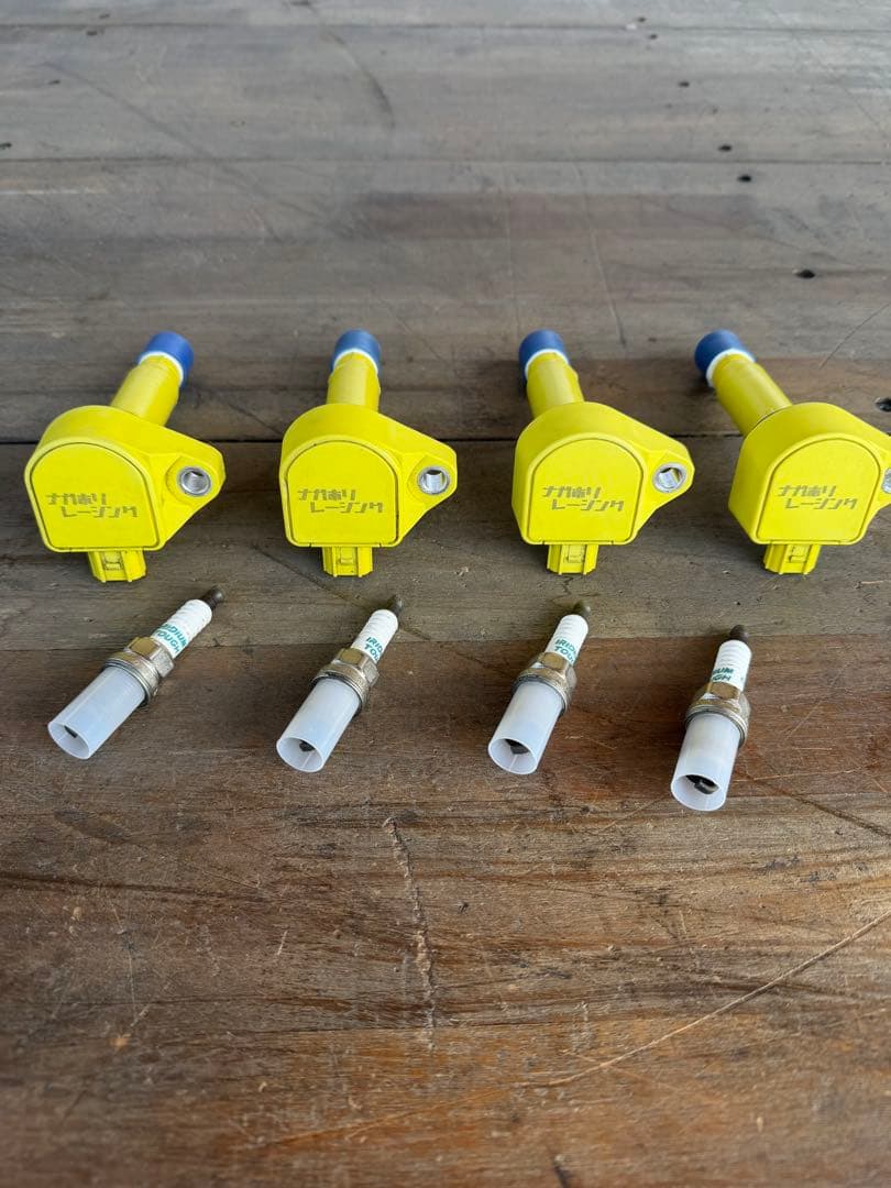 ナガホリレーシング ステップワゴンrk用 強化点火コイルとスパーク