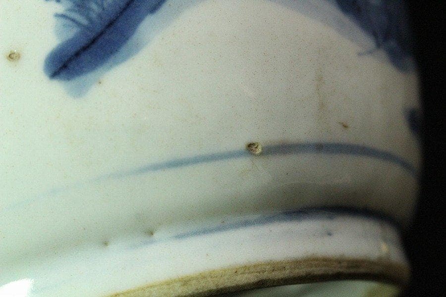 中国美術 古染付 山水舟紋 香炉 碗 明 旧家蔵出 - メルカリ