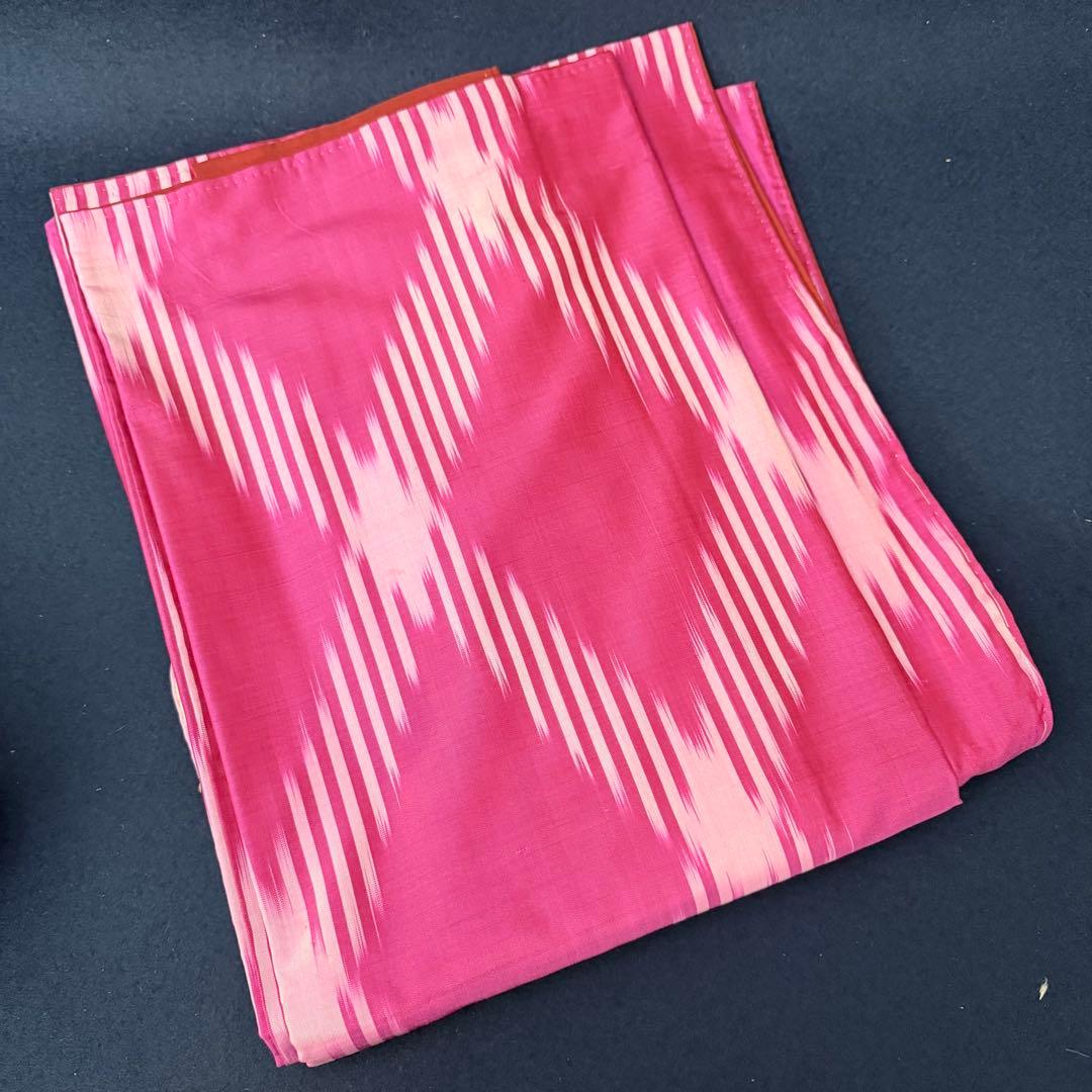 J-45アンティーク着物 お召・銘仙いろいろ9枚 おまとめ売り材料正絹