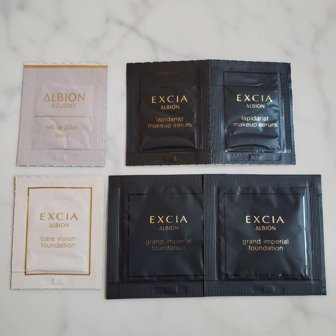 ALBION EXCIA ファンデーション サンプルセット 6点 - メルカリ