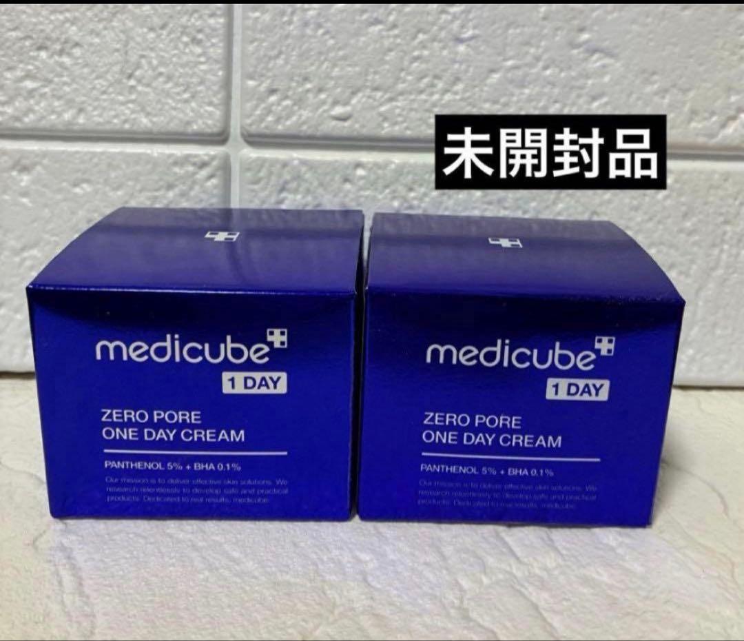 新品未開封】メディキューブ ゼロ毛穴1DAYクリーム 2個 - メルカリ