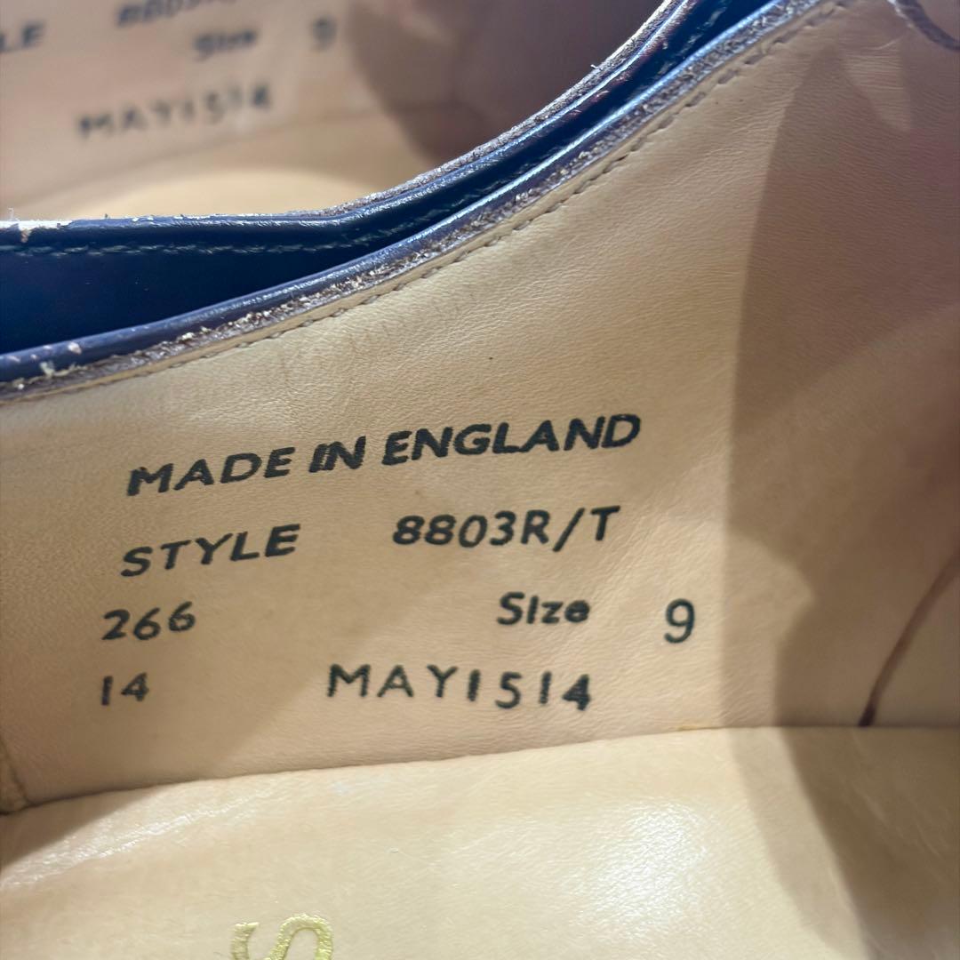 美品】サンダース ミリタリーダービーシューズ 8803R ダークブラウン