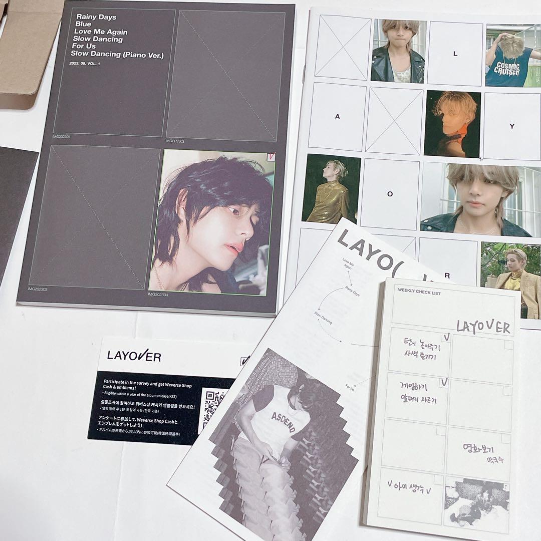 テヒョン BTS V テテ アルバム Layover 緑 Greenトレカ - メルカリ