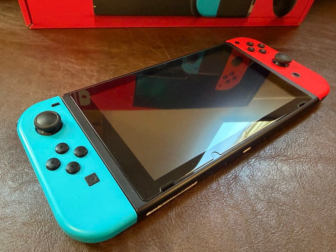 おまけ付き】Nintendo Switch 本体 青/赤/オレンジ/紫