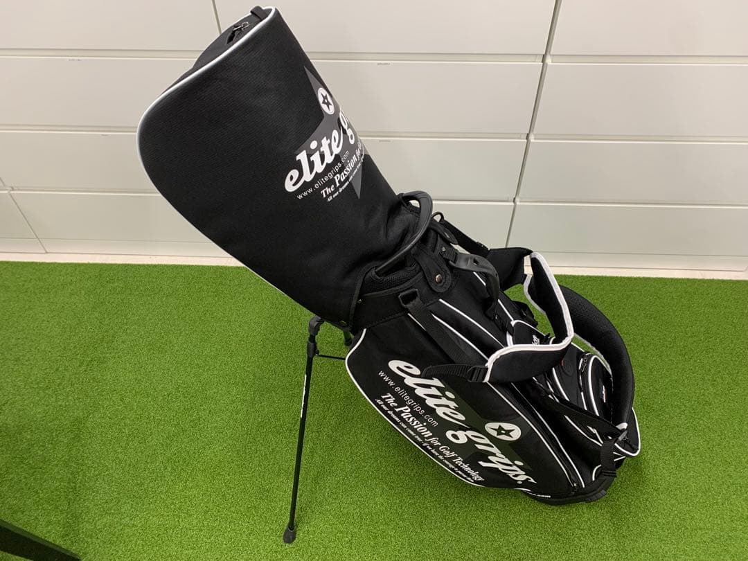 エリートグリップ elite grips ブラック キャディバッグ スタンド elite grips（エリートグリップ） 【100本限定品】 正規品 D type 9.5