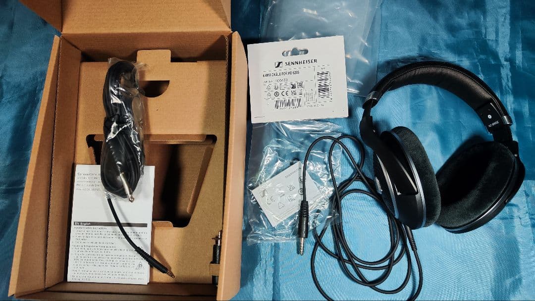 Sennheiser HD599 + 4.4mm バランスケーブル 1.8m