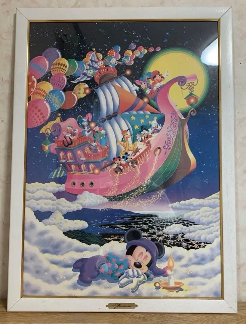 即購入可能　ヴィンテージ物　ディズニー　夢の船 アートプリント il_fullxfull.3554991521_17j3.jpg