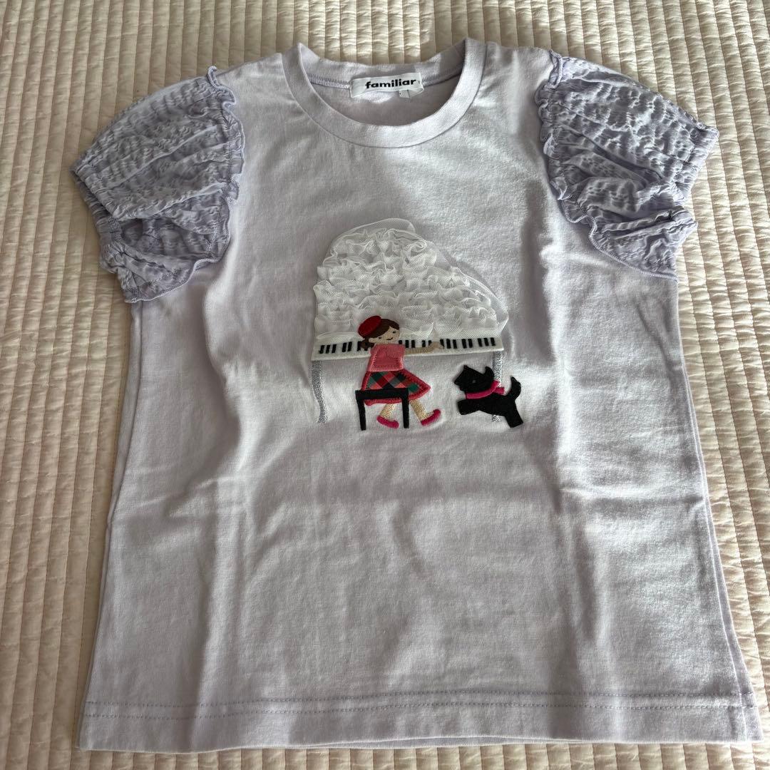 美品 ファミリア Tシャツ・キュロット 110・100