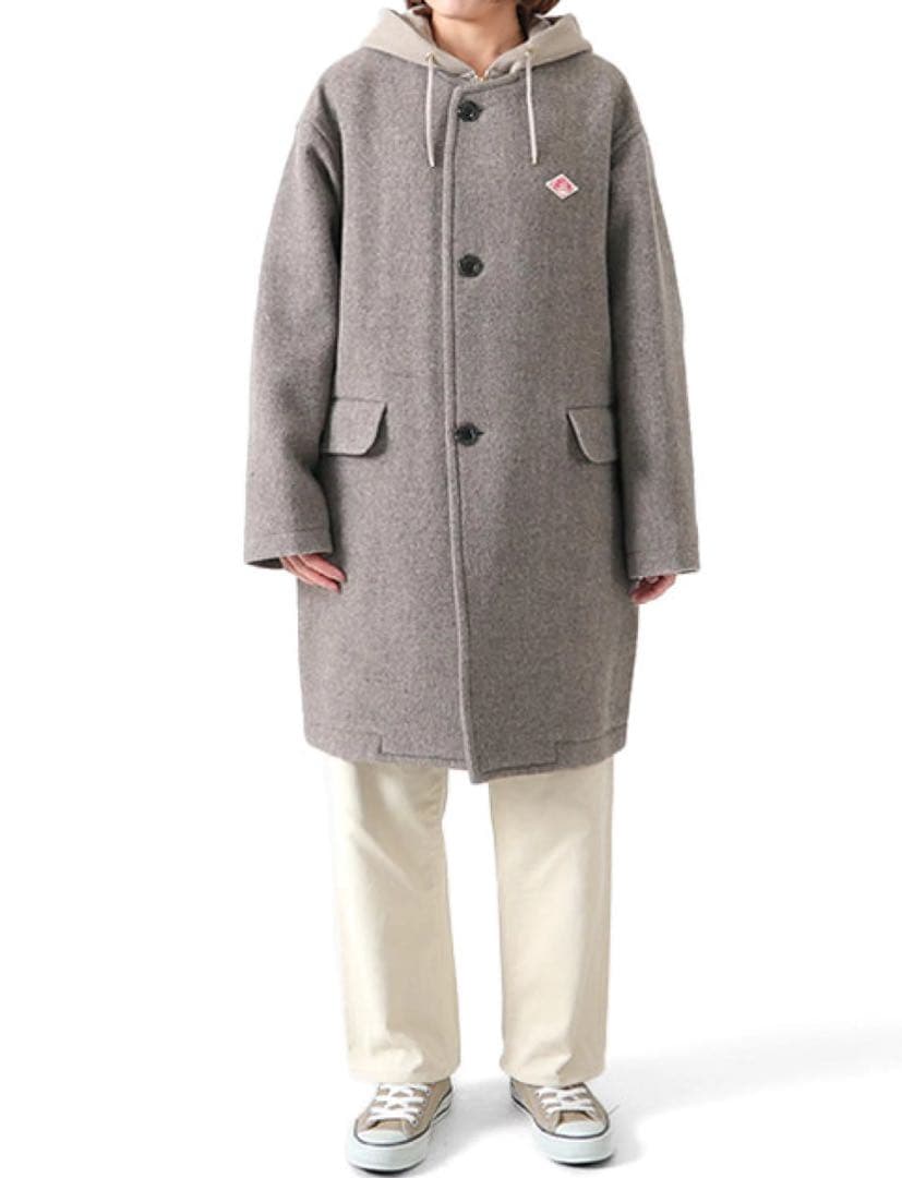 《8日限定お値下げ》DANTON ライトパイル ウールモッサ カラーレスコート