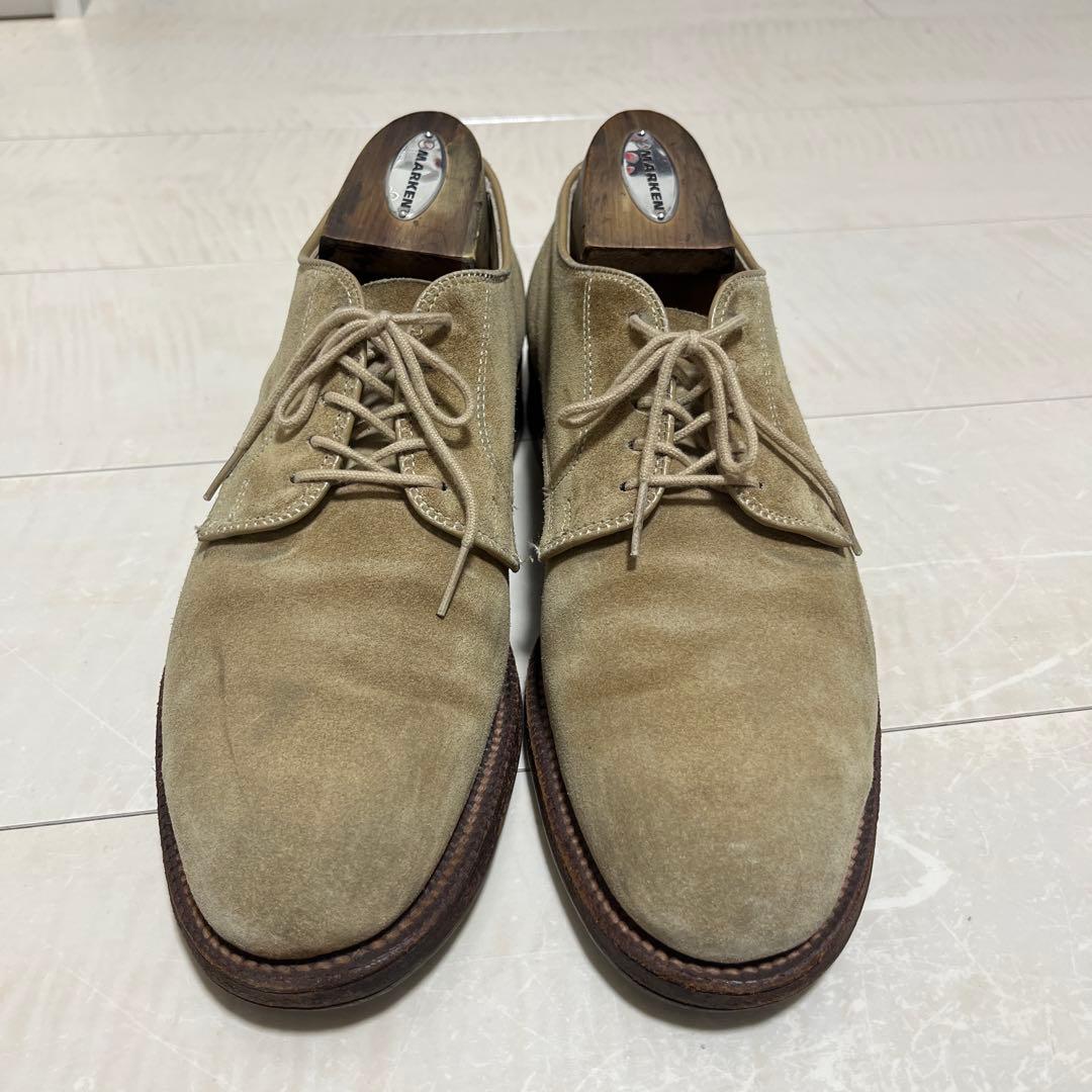 ALDEN サンドスウェード 外羽根式プレーントゥ（EDIFICE別注品